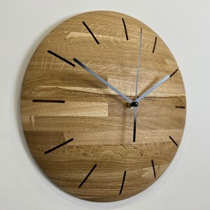 Handmade Solid Oak Wall Clock