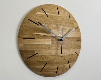 Handmade Solid Oak Wall Clock