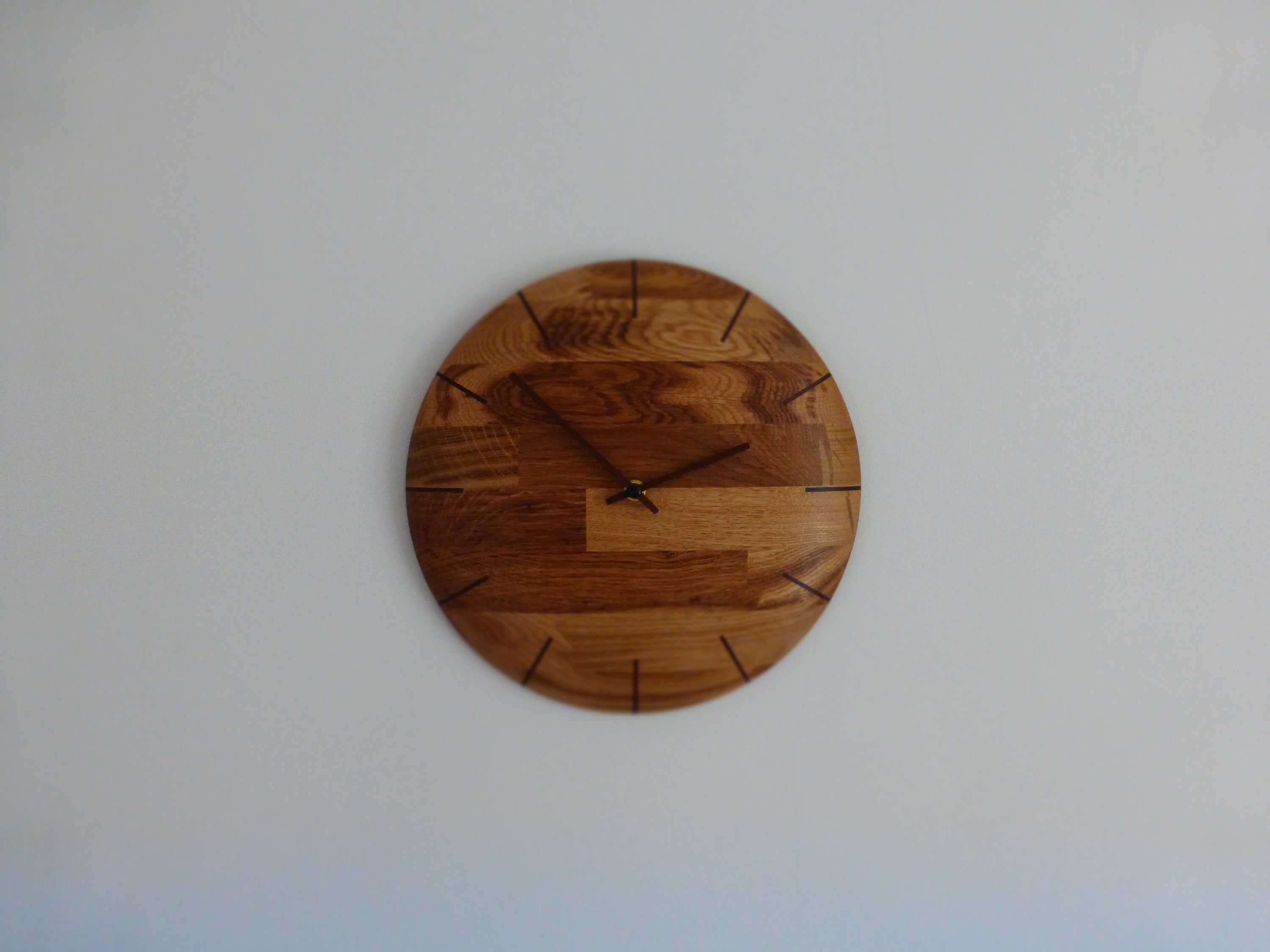 Handmade Solid Oak Wall Clock Etsy UK