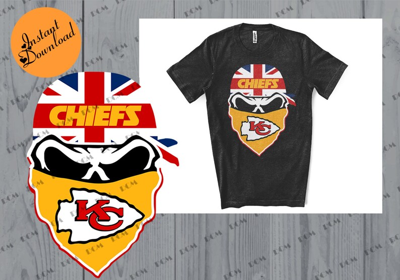 Download Chiefs NFL Skull Svg PNG Bundle Chiefs Svg png Cricut | Etsy