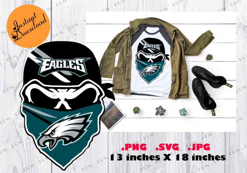 Download Philadelphia Eagles NFL Skull Svg Png Bundle Eagles Svg Png | Etsy