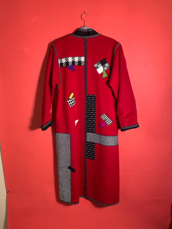 Lynn Murray Vintage 1980’s 1990’s Patchwork Wool … - image 7