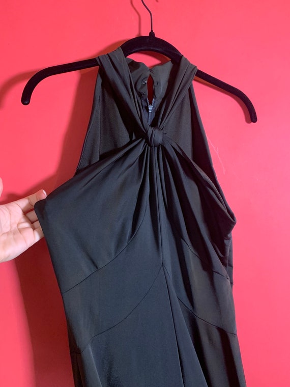 1970's Black Evening Gown by Neiman Marcus , High… - image 6