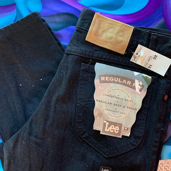 Vintage Lee Deadstock Black Jeans size 31/32