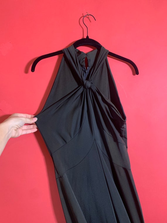 1970's Black Evening Gown by Neiman Marcus , High… - image 7