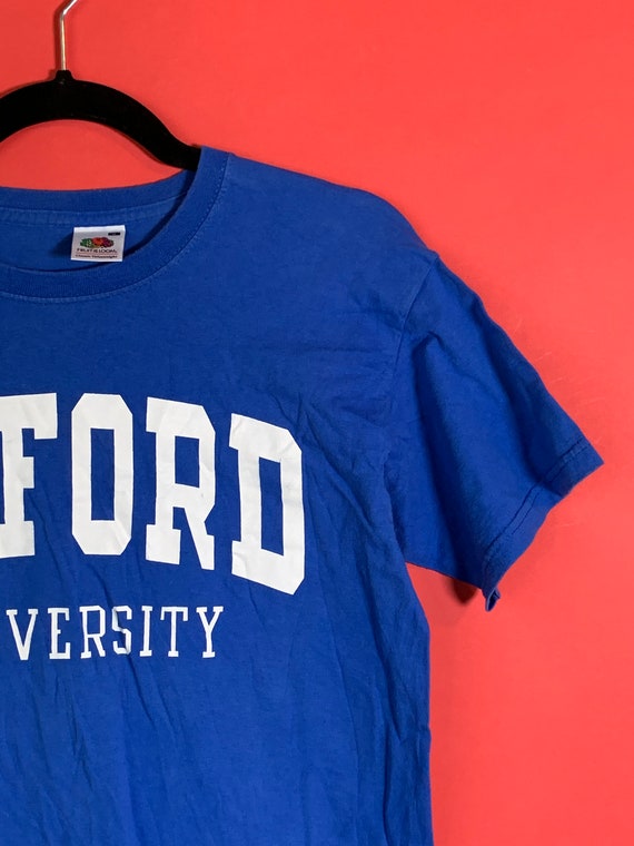 Oxford University Blue Tshirt Vintage Size S/M - Gem
