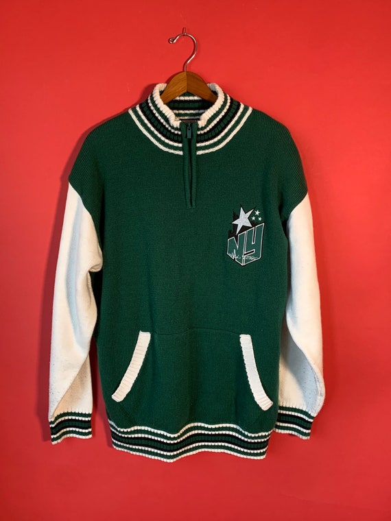 Vintage DISS Authentic Wear Green and White NY All