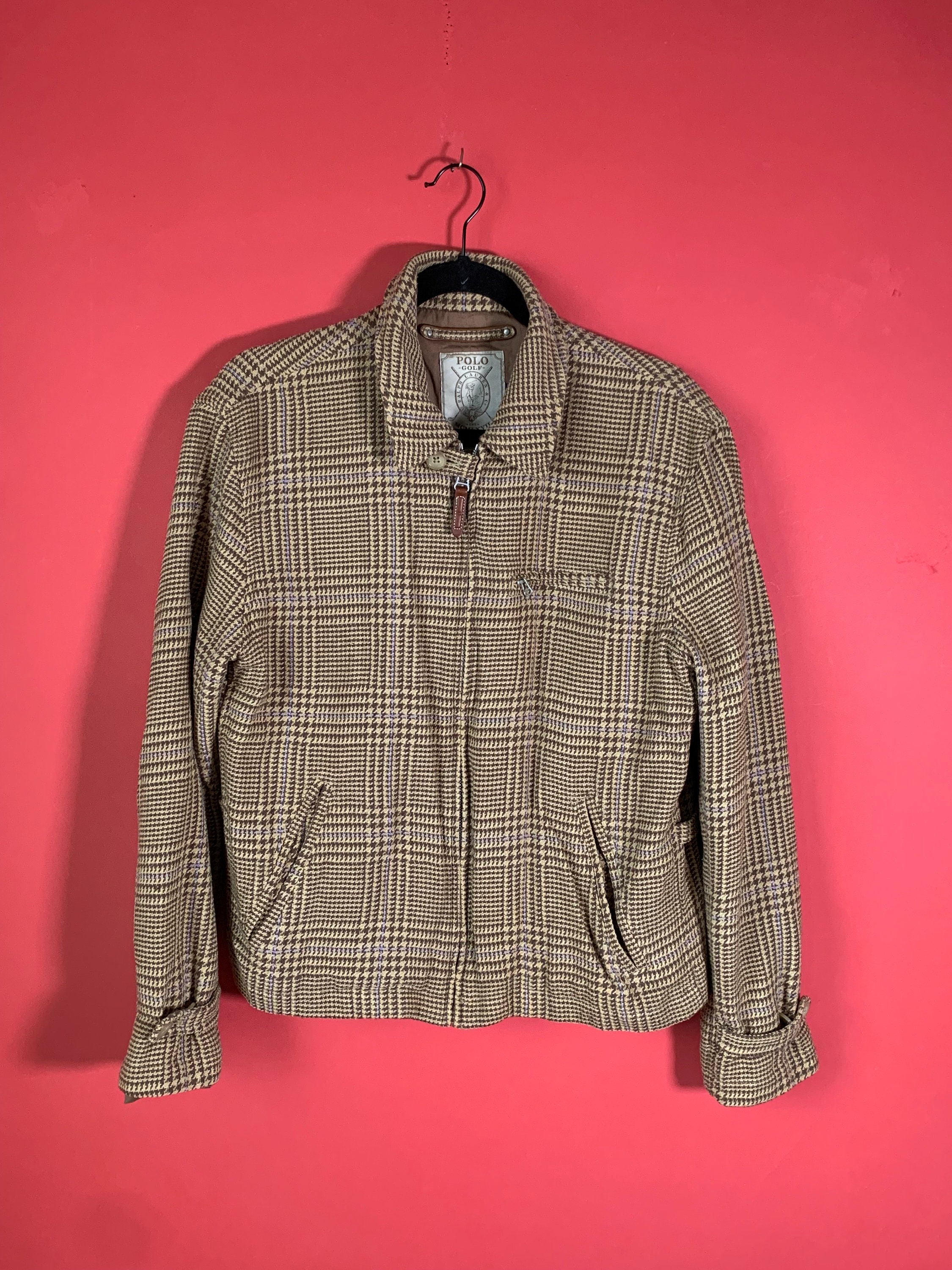 RARE Polo Golf Ralph Lauren Skeet Hybrid Jacket Tan and RARE Polo Golf Ralph Lauren Skeet Hybrid Jacket Tan and