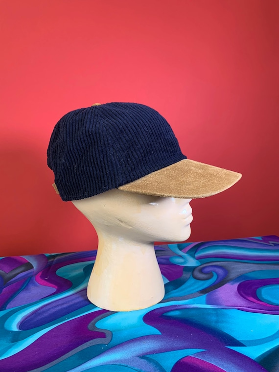 Vintage Faded Glory Corduroy and Suede Hat