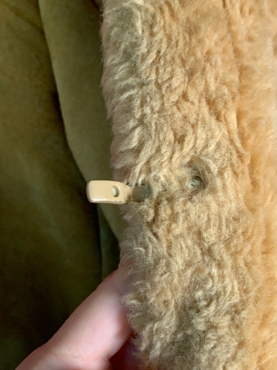Y2K GUESS Penny Lane Leather Jacket Faux Fur Coat… - image 8