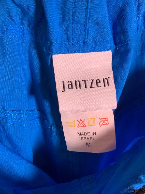 VTG Jantzen Blue Nylon Hiking Shorts High Waisted… - image 8