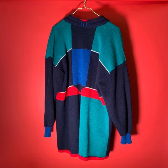 1980’s Colorblock Kriss Knit Sweater size XL - image 7