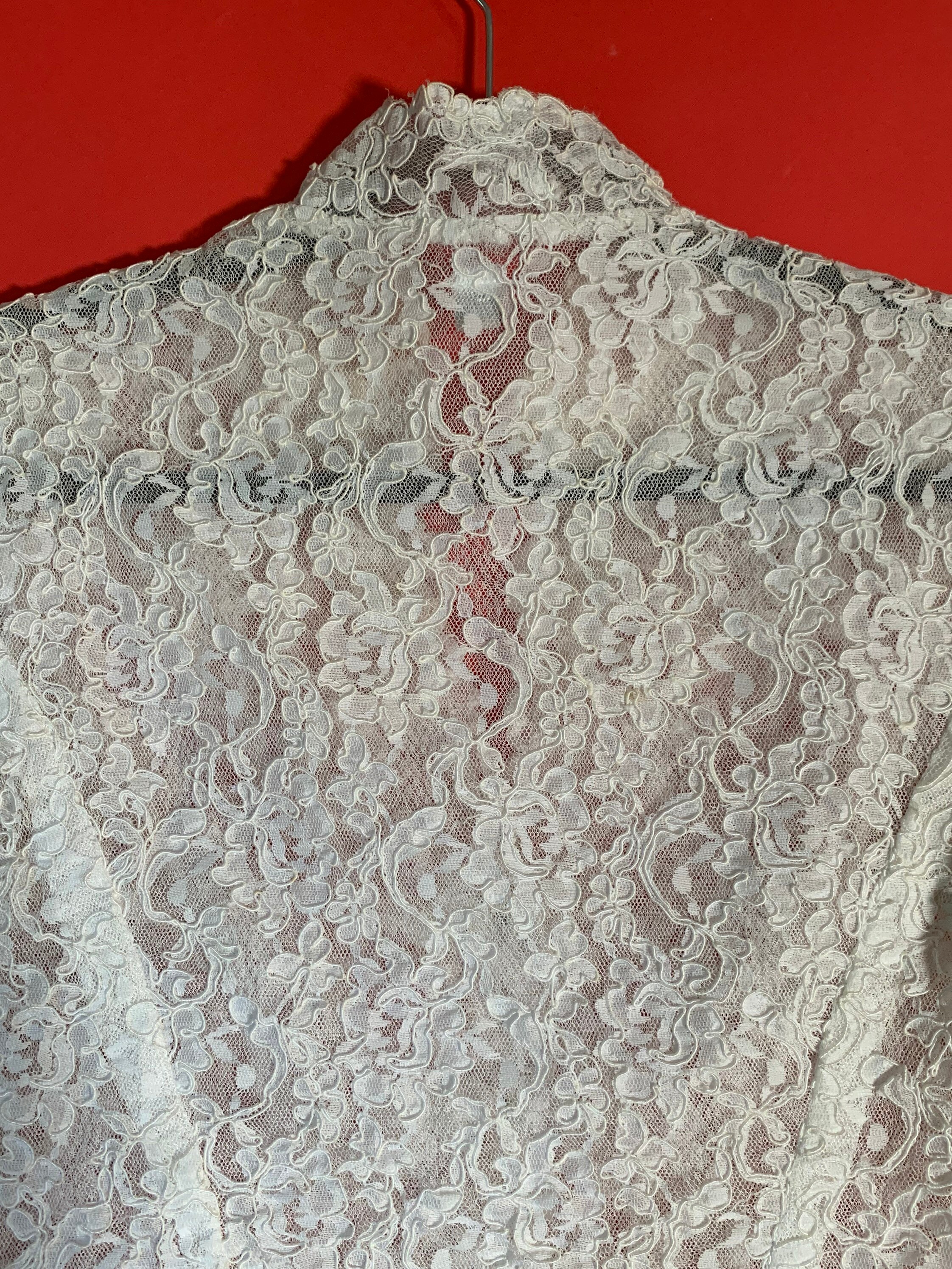 Poppy See Through Lace Blazer main image 1