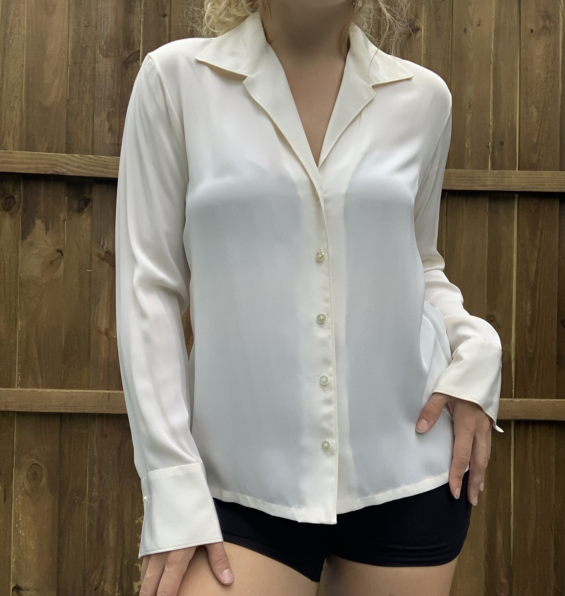 高速 割引 2025 東日本 Purple Vintage Rare Label With Blouse Silk 100% Lauren Ralph トップス