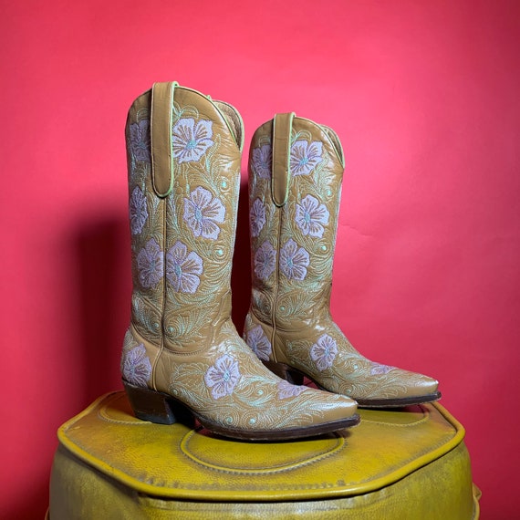 Vintage Old Gringo Floral Cowgirl Boots