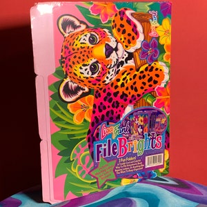 VTG 1990s Y2K Lisa Frank Ordner mit Passenden Labels und Aufklebern Leopard NEU versiegelt Bild 8