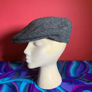 Vintage 70s Newsboys Cap Harris Tweed by Stefeno image 2