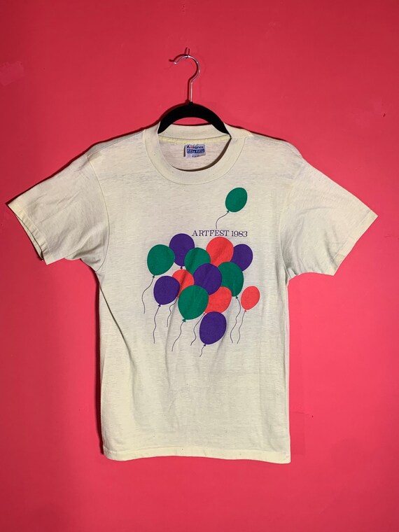 VTG Artfest 1983 Single Stitch Tshirt Hanes Fifty… - image 2