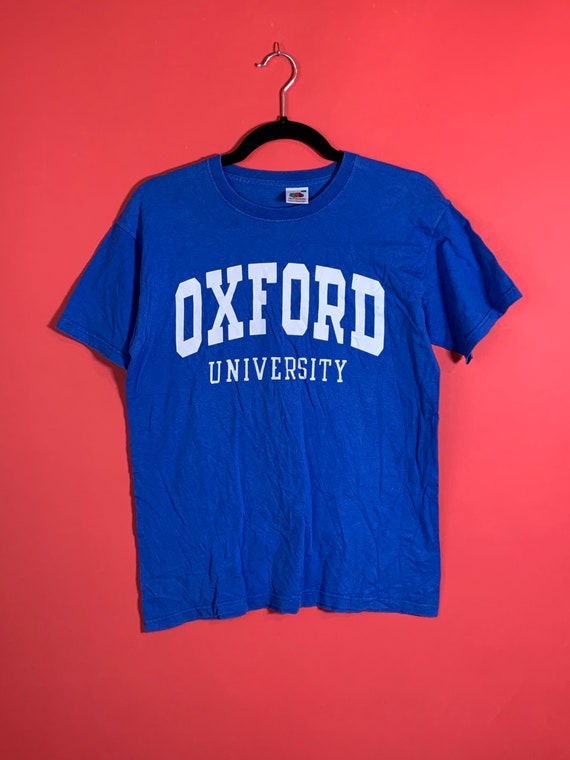 Oxford University Blue Tshirt Vintage Size S/M - Gem