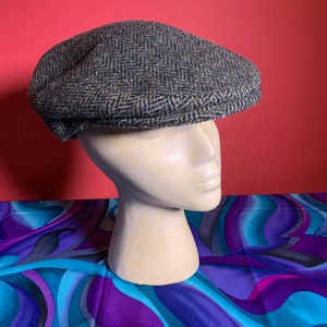 Vintage 70s Newsboys Cap Harris Tweed by Stefeno image 1