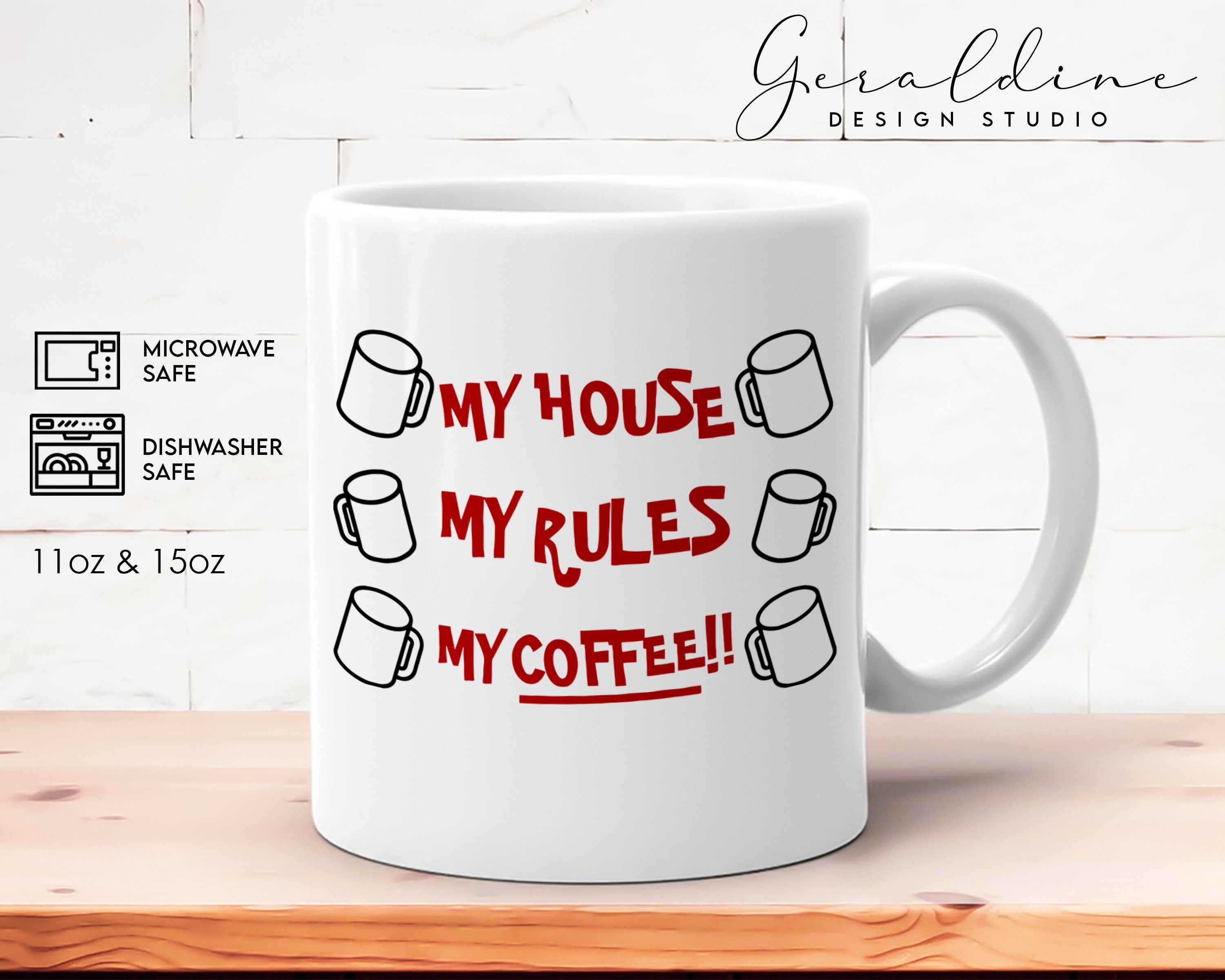 My House My Rules My Coffee Mug Knives Out Mug Knives Out Etsy