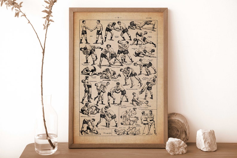 Wrestling Wall Art Home Decor Aesthetic Vintage Poster Etsy Australia