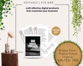 500+ Digital Product Ideas Vault | Digital Product Ideas | Canva Product Ideas | Digital Products to Sell | Etsy Digital Product Ideas