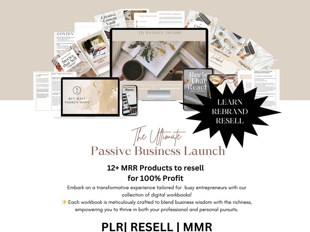 Ultimate Done for You Passive Digital Product Bundlefaceless Social ...