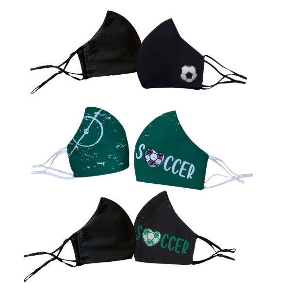 Soccer Face Mask Etsy