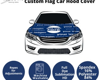 Custom Flag Car Hood Cover