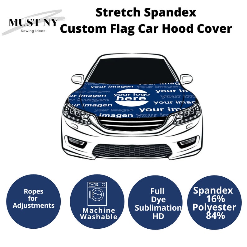 Custom Flag Car Hood Cover - Etsy