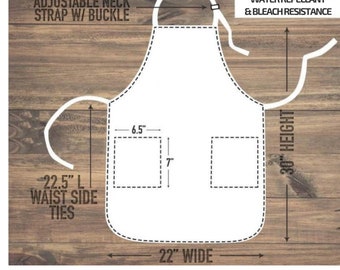 Customized Apron Water Repelland and Bleach Resistant