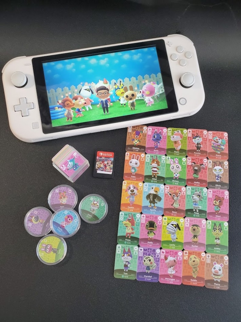 Mini ACNH Amiibo Cards for Animal Crossing New Horizons Etsy