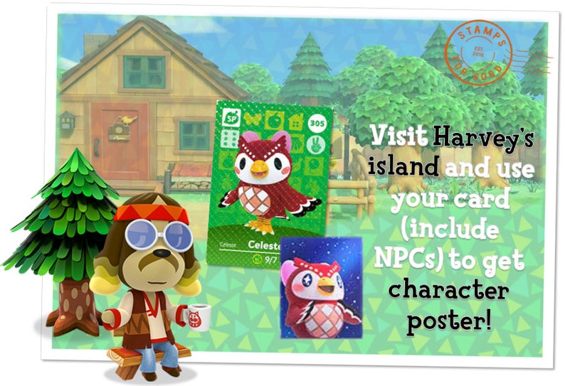 ANY 3 Mini ACNH Amiibo Cards for Animal Crossing New ...