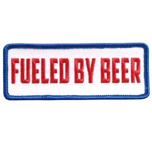 Fueled by Beer Patch - On Embroidered Patch