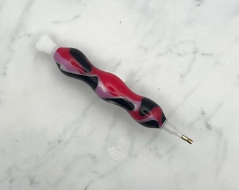 MINI Diamond Art Pen, Acrylic Diamond Painting Pen, Pink Camo, Wax Pen for Crystal Rhinestone Crafting Art, Gift for Crafters
