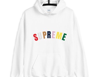 supreme colorful hoodie