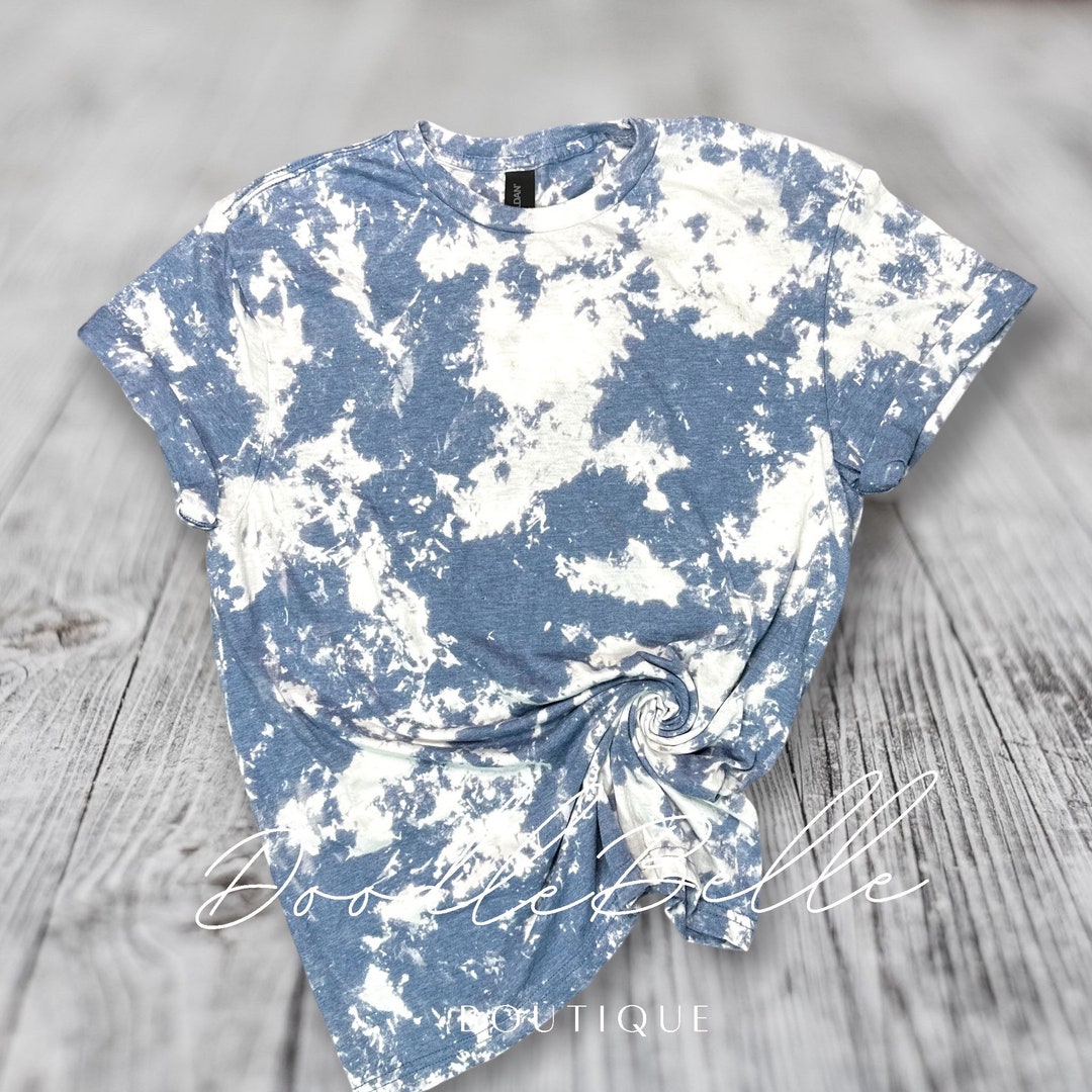 Acid Wash Bleached Shirt, Bleached Blanks, Multiple Color Options, Plus