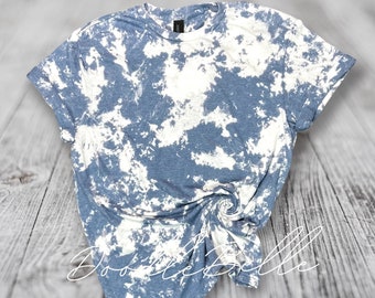 Acid Wash Bleached Shirt, Bleached Blanks, Multiple Color Options, Plus Size Shirt Options
