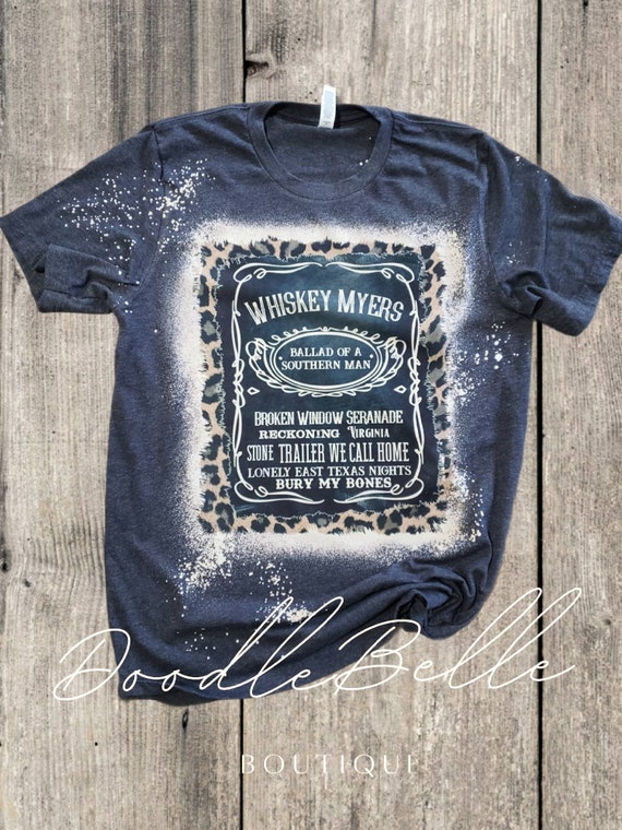 Texas Country Music Shirt Bleach Shirt 