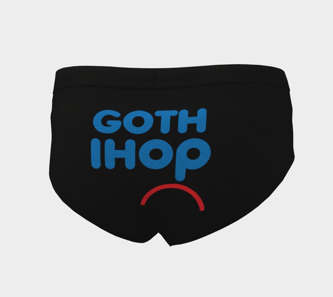 Goth IHOP Uniform Cheeky Briefs Frown Etsy