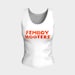 Femboy Hooters Uniform - White Fitted Tank Top