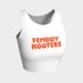 Femboy Hooters Athletic Crop Top - Classic