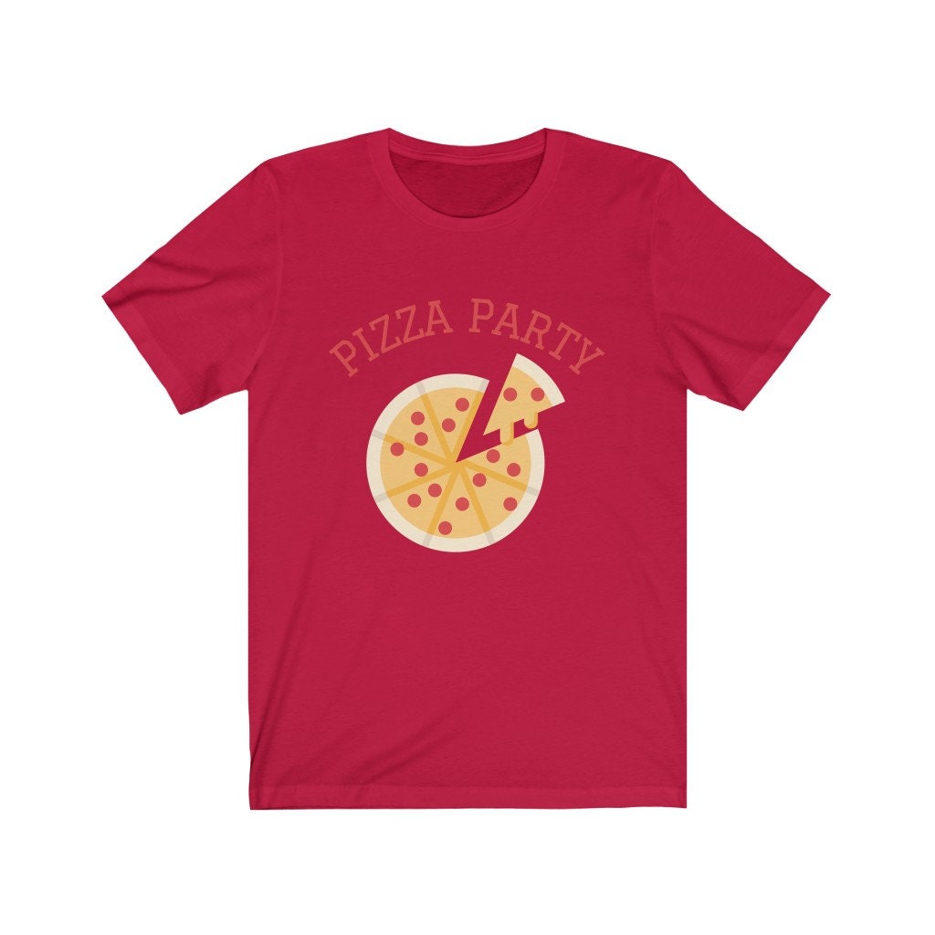 Pizza Party TShirt Cute Pizza Shirt For Men or Women Etsy