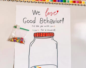 February Behavior Anchor Chart