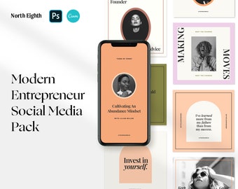 Pack de médias sociaux pour entrepreneurs
