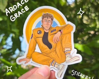 Project Hail Mary | Aroace Grace Stickers (NEW)