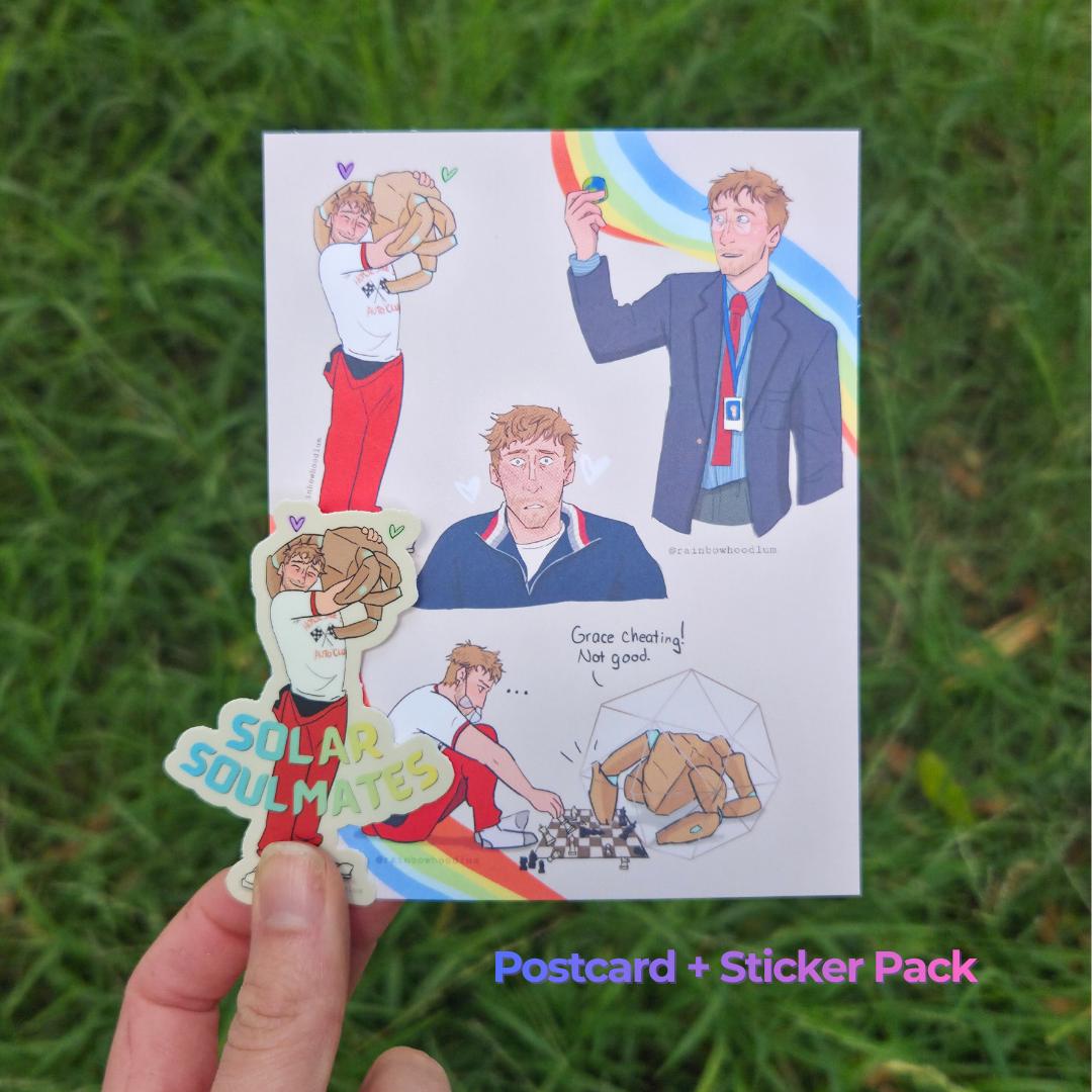 Mse Sticker Project Hail Mary | Grace & Rocky Postcard Prints (NEW STICKERS) - Etsy