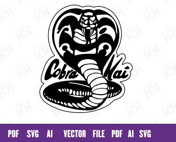 Cobra Kai Logo / Cobra Kai Logo Vinyl Sticker 2 X 2 Netflix Center / 74