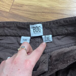 BDG Urban Outfitters Brown Corduroy Flare Trousers W29 L30 zdjęcie 4